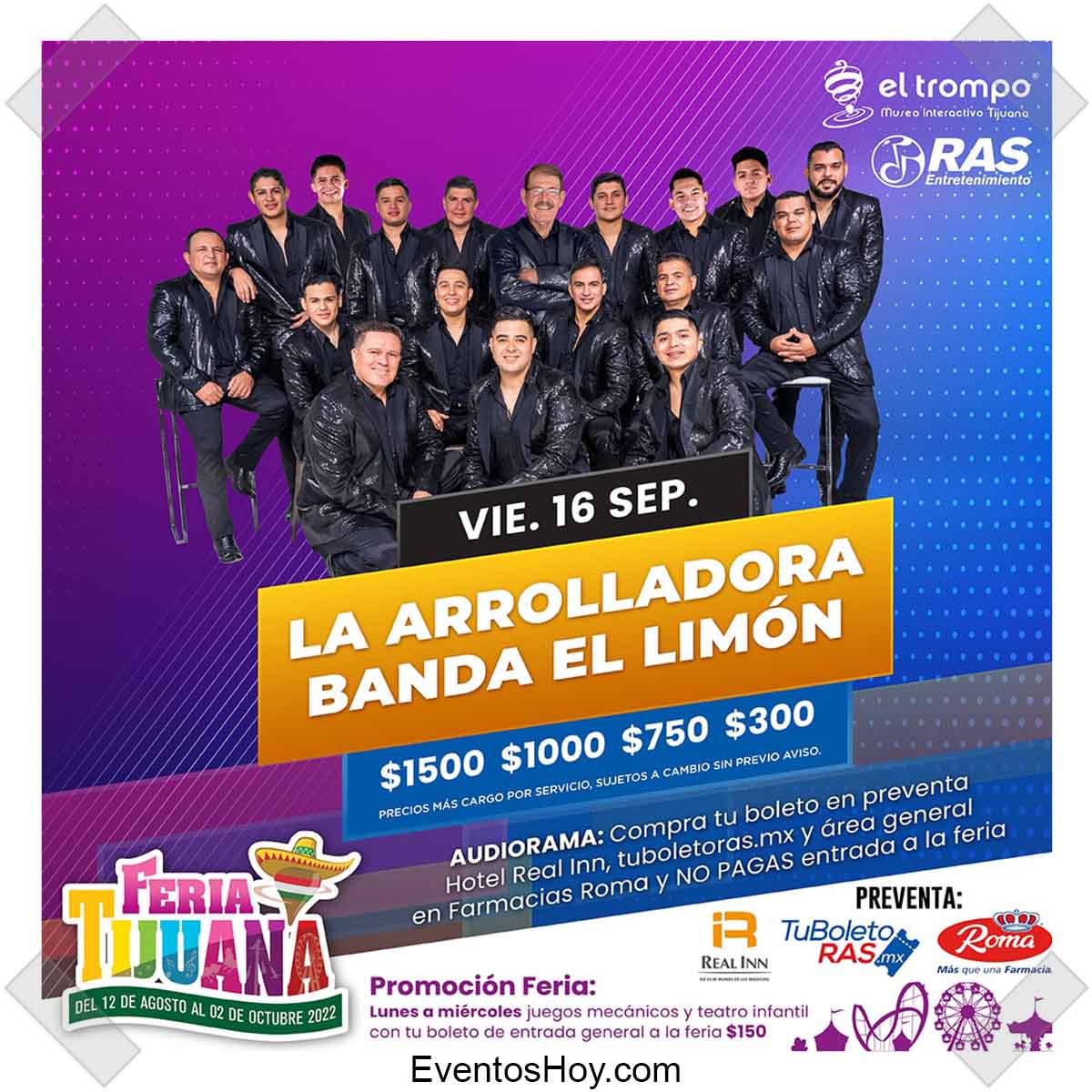 La Arrolladora Banda El Limón en Tijuana 2022 ️